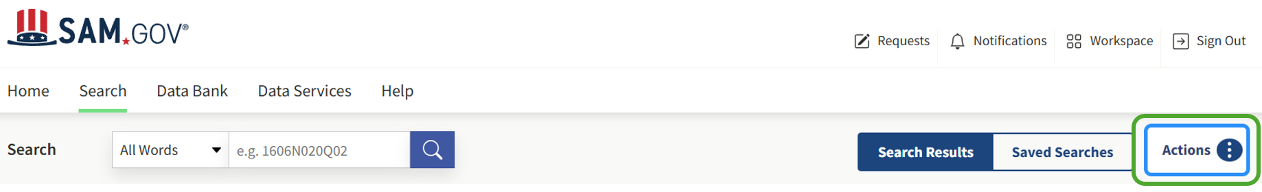 Save your search through "Action" => "Save"